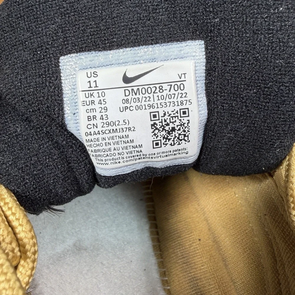 Nike Air Max 97 OG Metallic Gold 2023 DM0028-700 Men's Size 11 Shoes Sneakers